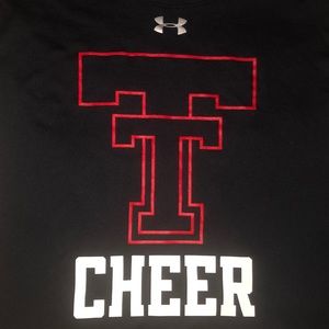 Black Under Armor TTU Cheer T-shirt